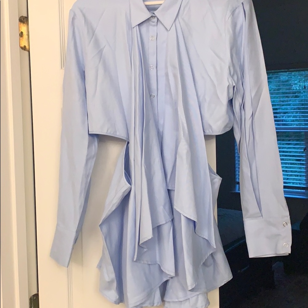 Brand New w/ Tags Cutout flowy Asos White Blouse